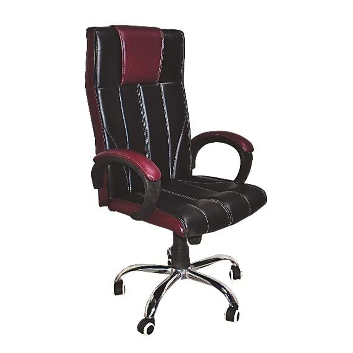 SmileSellers HIGH Back Cushion Office Managers Chair LEATHERETTTE Material and Super Comfy HIGH Back