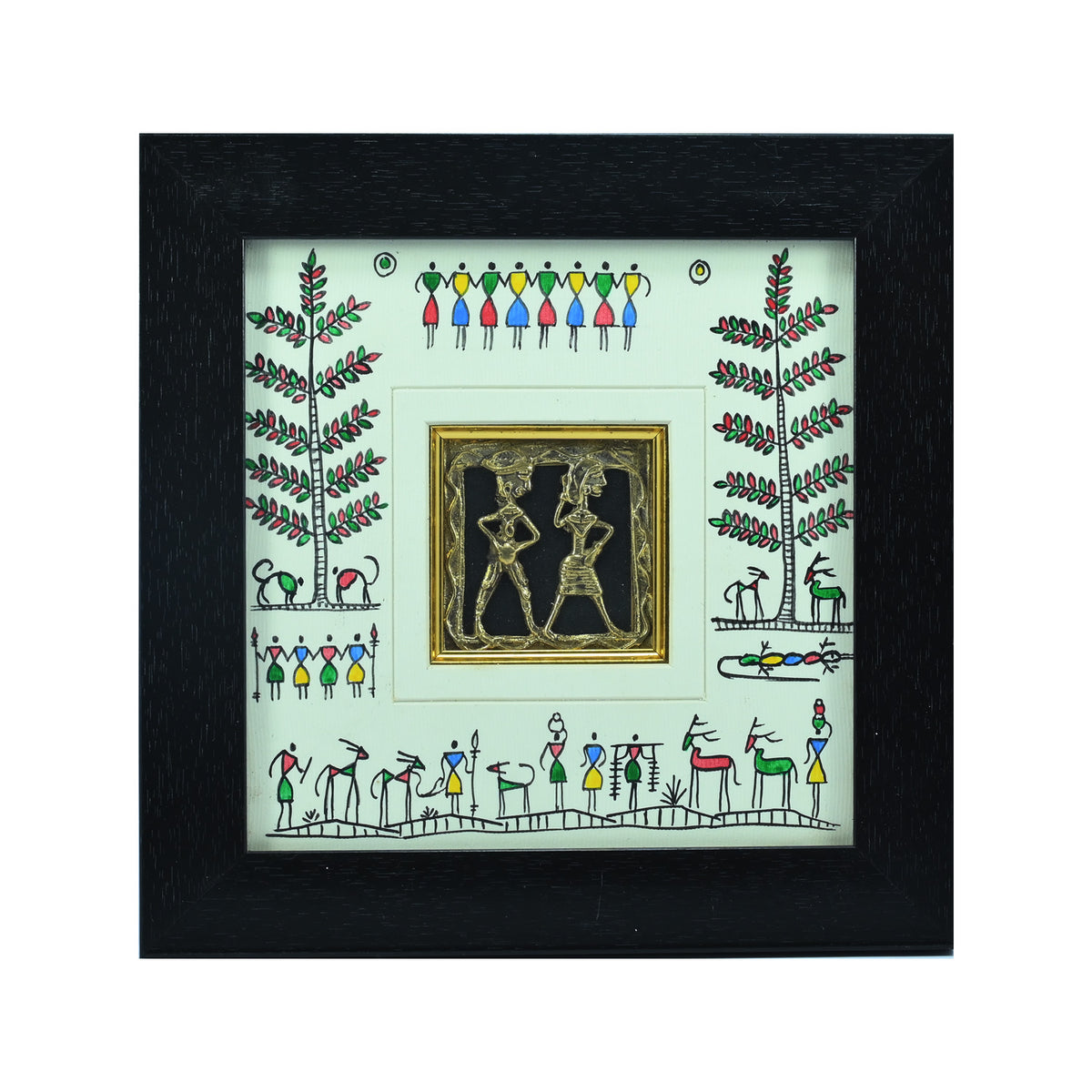 SmileSellers Hand made dokra showpiece,wall hanging,wall decor photo frame