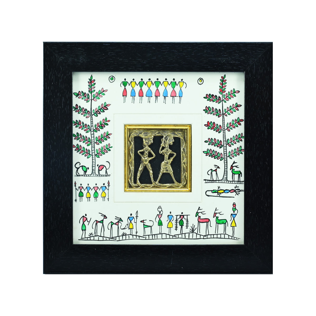 SmileSellers Hand made dokra showpiece,wall hanging,wall decor photo frame