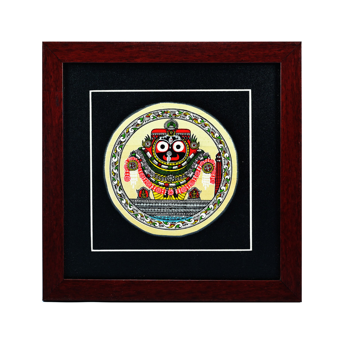 Hand Made Talapatra painting,Jagannath wall hanging