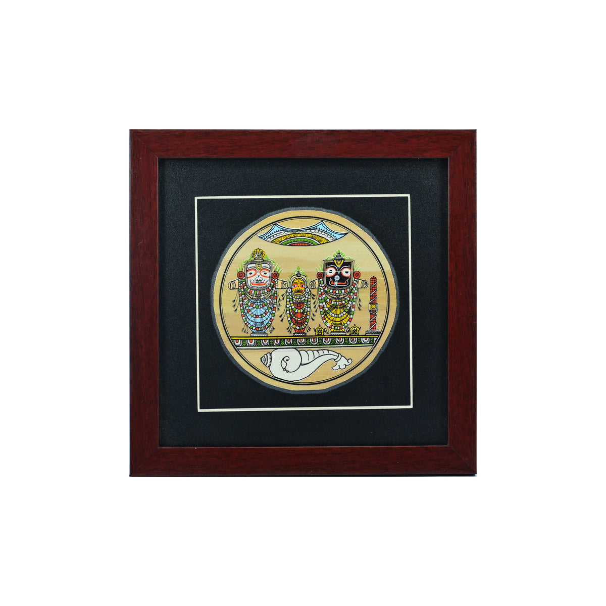 Hand Made Talapatra painting,Jagannath wall hanging