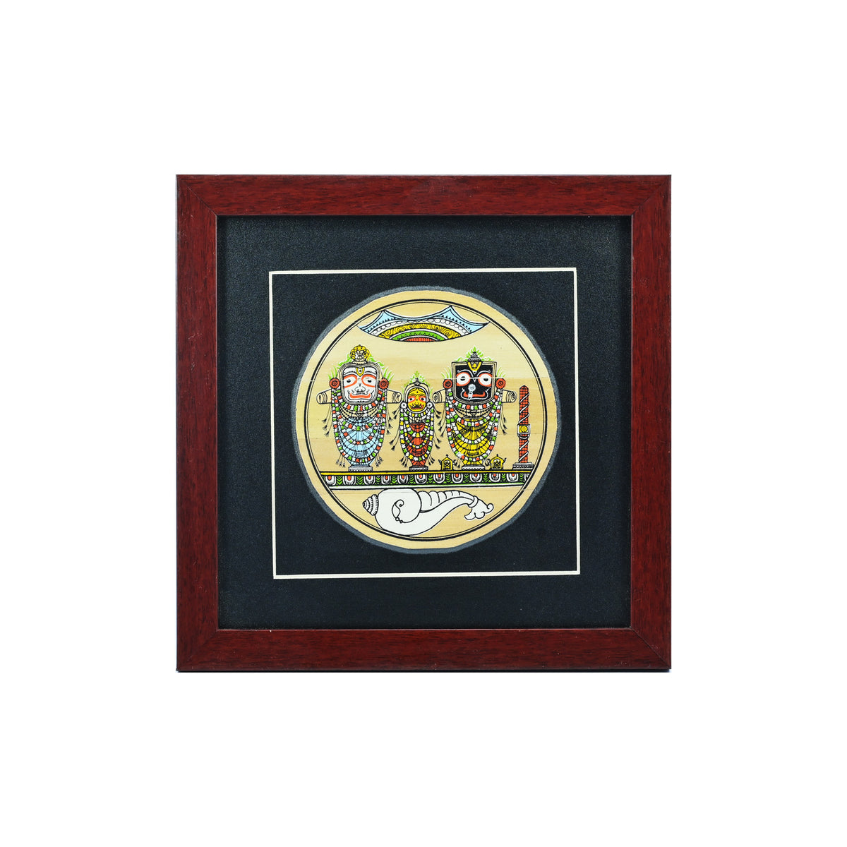 Hand Made Talapatra painting,Jagannath wall hanging