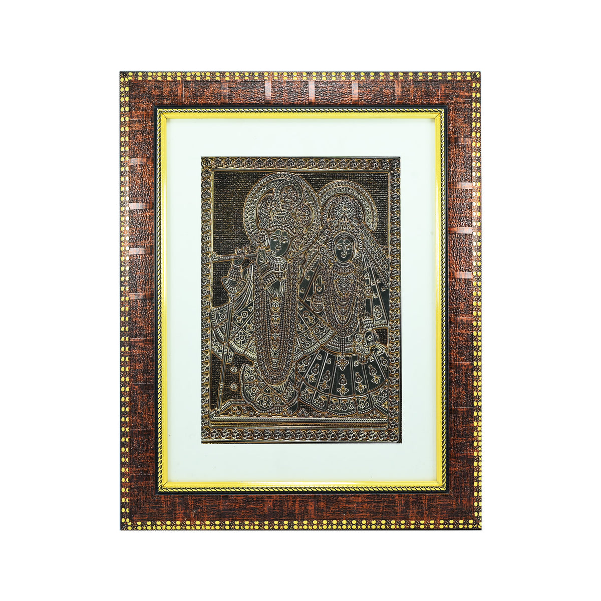 Handmade Radha Krishna Photo Frame Home decor,wall decor