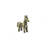 SmileSellers Handmade Brass Figurines In Dhokra Art (Set Of 2) ,Horse And Deer Show piece