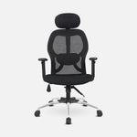SmileSellers Matrix Ergonomic High Back Mesh Office Chair with Adjustable Armrests, Superb Lumbar Support & Breathable Backrest for Home and Office Use