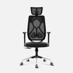 SmileSellers Hector High Back Ergonomic Gaming and Office Chair with Adjustable Armrests, Mesh Backrest, Multi-Tilt Lock Mechanism, and Cushioned Seat | Desk Chair for Work, Study & Gaming
