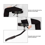 SmileSellers Height-Adjustable revolving Stool | Great for use in Salons, Bar, Schools, Hospital, Offices, Warehouses, Home or Garage | Height extendable from 16 inch to 22inch (White)