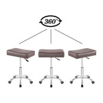 SmileSellers Rolling Swivel Stool Height Adjustable with Wheels Heavy Duty for Office Home Desk Counter Salon