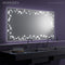 smilesellers Glam Glass LED Wall Mirror With  White Light-Wall Mounted Backlit- 24x18 Inch, For Home Office Decor
