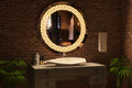 smilesellers Glass LED Wall Mirror With Light-Wall Mounted Backlit- , For Home Office Decor