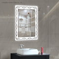 SmileSellers Glass 3DBandhansToy  Modern Designed LED Glass Mirror Lights Glass Touch Sensor LED Bathroom Mirror LED Mirror