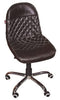 SmileSellers Hight Adjustable Mid Back Faux Leather Revolving Bar Chair | Kitchen Stool Brown Color