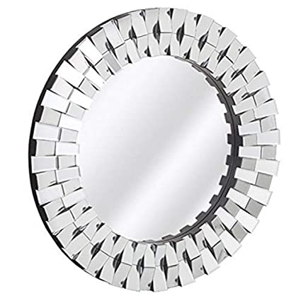 smilesellers Design Glass Wall Mirror (30 Inches ) Made in India,Venetian design