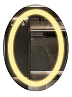 smilesellers Led Mirror Beautiful Mirror Light Oval Shape Led Wall Mirror 15x18 Glass Led Wall Mirror Make-up Light Mirror