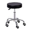 Height-Adjustable revolving Stool with 360-degree pivoting caster wheels | Ergonomic Drafting with Wheels | great for use in Salons, Bar, Schools, Hospital, Offices, Warehouses, Home or garage