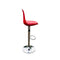 SmileSellers Hight Adjustable Bar Chair/Kitchen Stool (Red)