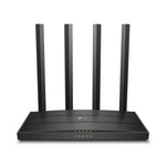 TP-Link Archer C6 Gigabit MU-MIMO Wireless Router, Dual Band 1200 Mbps Wi-Fi Speed, 5 Gigabit Ports, 4 External Antennas and 1 Internal Antenna WiFi Coverage with Access Point Mode, Qualcomm Chipset