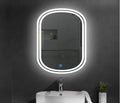 SmileSellers LED Mirror Open with Close Led Imported Touch Sensor + Dimmer + Single Click White + Cool Day Light + Warm Light for Bathroom, Bedroom, Drawing Room, Washbasin(30x21 Inch)