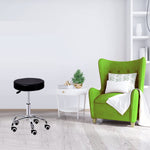 Height-Adjustable revolving Stool with 360-degree pivoting caster wheels | Ergonomic Drafting with Wheels | great for use in Salons, Bar, Schools, Hospital, Offices, Warehouses, Home or garage