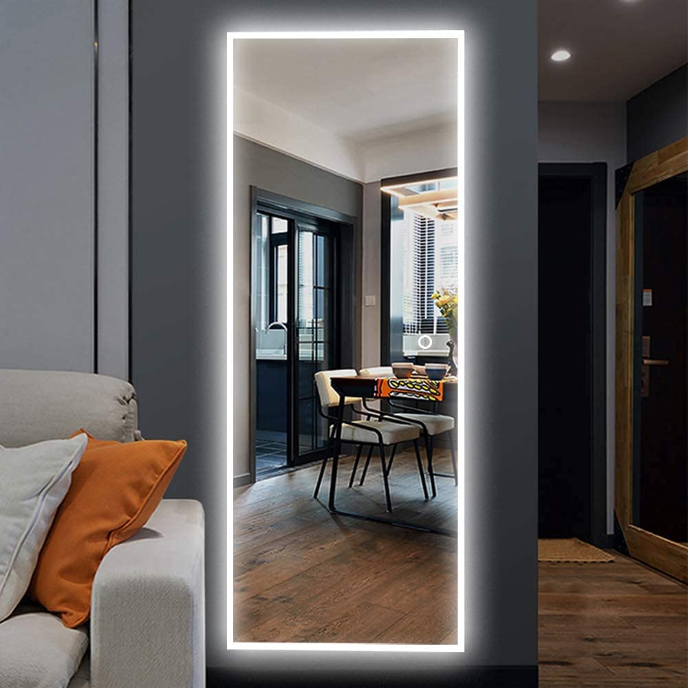 SmileSellers LED Mirror Dressing Mirror Large Rectangle Bedroom