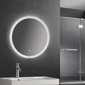 SmileSellers 3D Glam Glass LED Bathroom Mirror With White Light-Wall Mounted Backlit