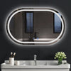 SmileSellers LED Mirror Open with Close Led Imported Touch Sensor + Dimmer + Single Click White + Cool Day Light + Warm Light for Bathroom, Bedroom, Drawing Room, Washbasin(24x36 Inch)