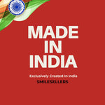 SmileSellers Glass LED Wall Mirror with Touch Sensor, Warm Light, Cool Day Light & Dimmer | Premium Framed Rectangular Bathroom, Bedroom & Living Room Mirror (24x18 Inch, 3 Light)