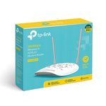 TP-LINK TD-W8961N Wireless N300 ADSL2+ Wi-Fi Modem Router, 2x 5dBi Omni directional Fixed antennas, Input ISPs supported- BSNL, MTNL, Tata Indicom (RJ-11 Port)