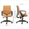 SmileSellers Medium Back Ergonomic Work from Home Chair, Leatherrete Executive Revolving Office Chair