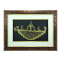 SmileSellers Hand made Dokra Boat,Wall Hanging,Wall Decor,Home Decor