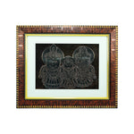 Handmade Jagannath Balabhadra Subhadra Photo Frame, Wall Hanging,Wall Decor