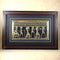 SmileSellers Hand Crafted design of Tribal design brass idol with wooden and glass photo frame