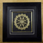 Konark Wheel brass Home Office Wall Decor