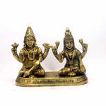 SmileSellers Shree Laxmi Narayan Brass idol