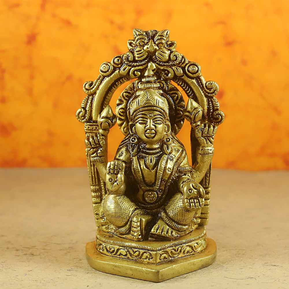 smilesellers Beautifully hand made design idol of Maa laxmi