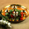 smilesellers Brass small Puja thali with dia sindura dhupa stand