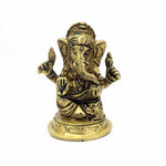 SmileSellers Small brass idol of Lord Ganesh