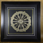 SmileSellers Brass Konark Wheel For office & home decor