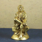 smilesellers Brass idol of Sai baba for Home, Office Decor