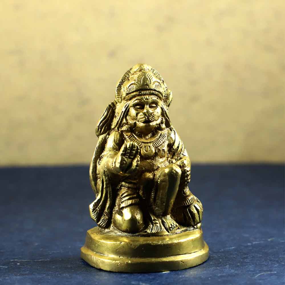 smilesellers Brass Idol of Lord Hanuman