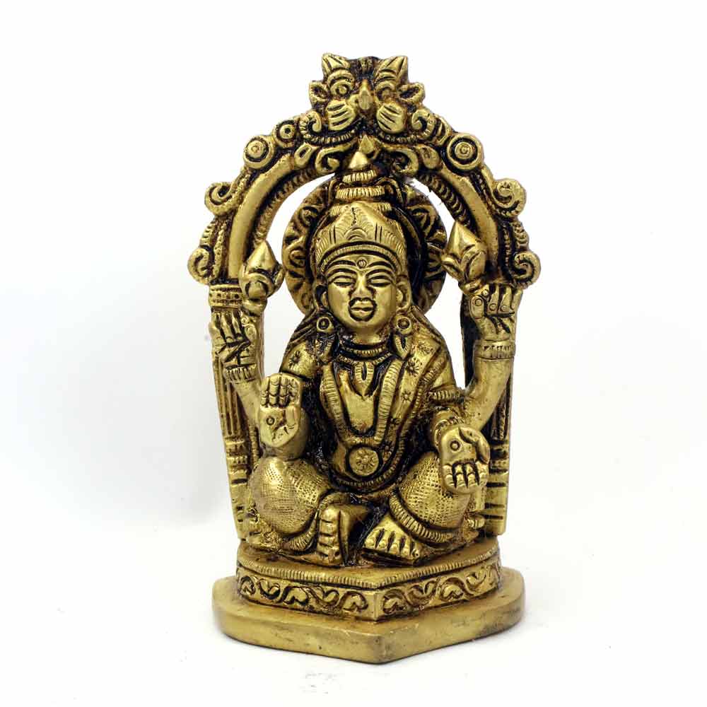 smilesellers Beautifully hand made design idol of Maa laxmi
