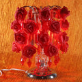 smilesellers Beautifull Red Rose tabla Lamp