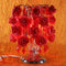 smilesellers Beautifull Red Rose tabla Lamp