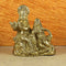 SmileSellers Radha and Krishna Sitting Brass idol for Home decor | Brss Items