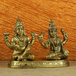 SmileSellers Shree Laxmi Narayan Brass idol