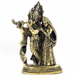 SmileSellers Brass Radha Krishna Idol