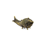 SmileSellers Dokra Fish,Handmade Brass Showpiece In Dokra Art