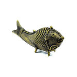 SmileSellers Dokra Fish,Handmade Brass Showpiece In Dokra Art