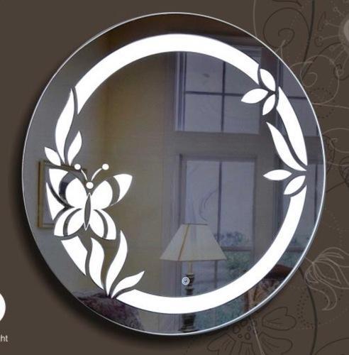 smilesellers Glam Glass LED Wall Mirror With Light-Wall Mounted Backlit- Inch, For Home Office Decor