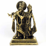 SmileSellers Brass Radha Krishna idol
